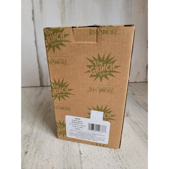 Jim‎ shore NEW small 6009201 Grinch Gnome present Xmas figure decor - Picture 4 of 5